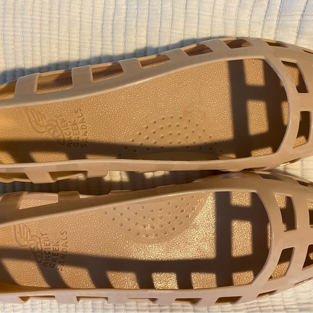 Ancient Greek Sandals Elli Blush Jelly Flats - Picture 10 of 14